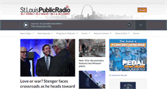 Desktop Screenshot of news.stlpublicradio.org